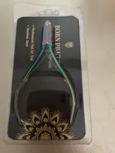 Nail Cuticle Scissor Clipper Pusher-Tool Plier Tweezer Dead-Skin-Remover Rainbow Stainless-Steel