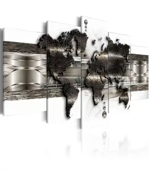 

Frame-Metal World Map II