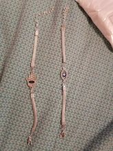 Enchapado en plata de lujo para mujer, pulseras con abalorios de CZ, cristal azul mal de ojo, pulsera de esmalte turco, cuentas de ojo de la suerte, joyería