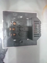 Coswall-Enchufe de pared con puerto USB, toma de corriente de 16A tipo europeo dual, para carga de 5V y 2.1A, con indicador LED, panel gris, negro, blanco o dorado