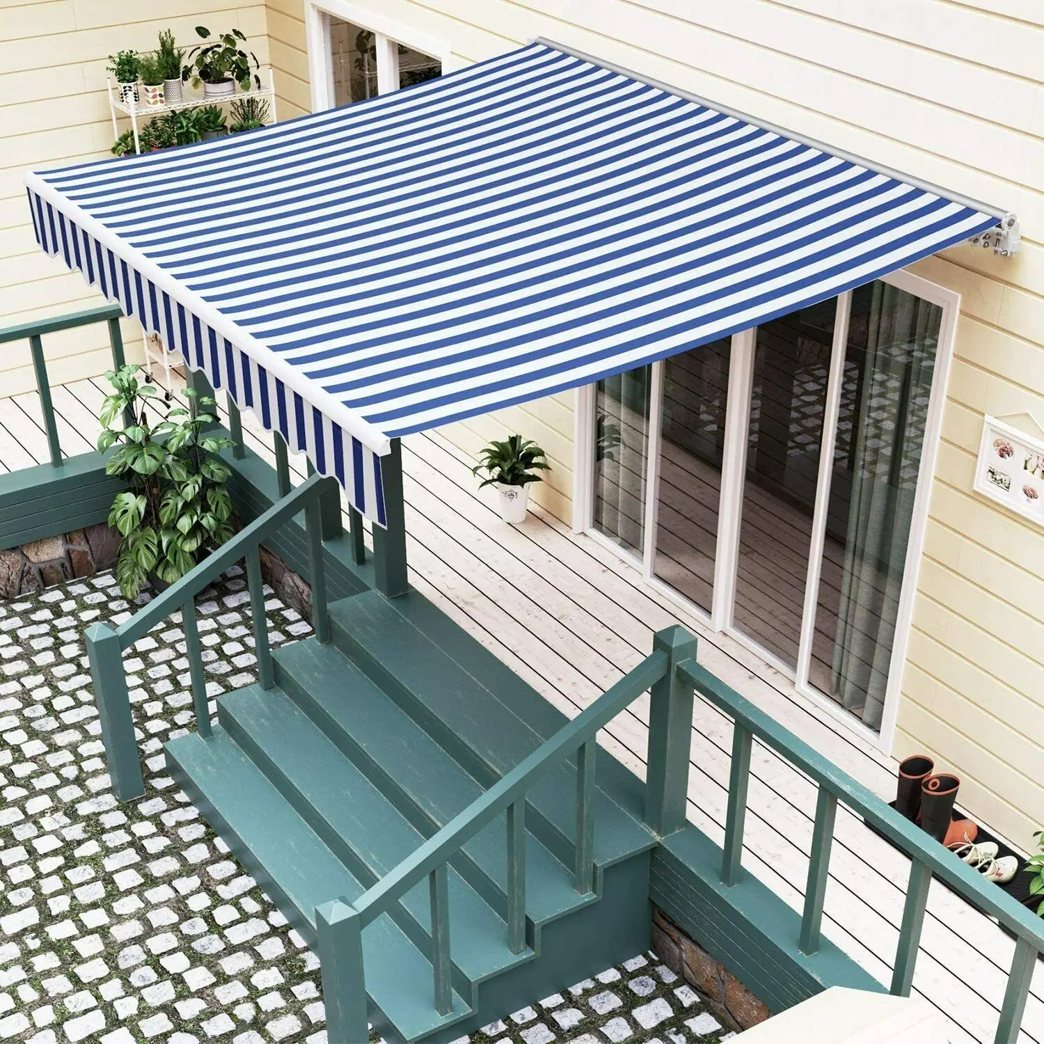 Tenda da sole balcone esterno tenda da sole tenda da sole retrattile tenda  da sole a braccio articolato tenda da sole per balcone tettuccio apribile  300x250cm - AliExpress