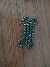 Pulsera de Metal elástica para hombre y mujer, brazalete redondo de piedra natural negra para la pérdida de peso, terapia magnética, hematita, moda