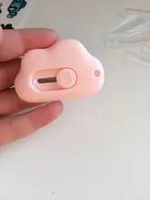 Cuchillo de utilidad Mini para estudiantes, suministros escolares Kawaii de corte de papel para oficina, 1 Uds.