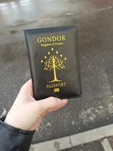 Funda de pasaporte del reino de Gondor, árbol blanco de Gondor, envío directo