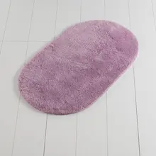 Коврик для ванной-коврики | коврик коврики для ванной нескользящие анти пресс-форма коврики из Цвета сиреневого цвета овальной формы 60X100 см