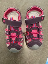 Apakowa nuevo deporte de niñas sandalias de playa de verano de los niños zapatos de bebé sandalias de dedo del pie cerrado niñas Sandalias Zapatos de los niños zapatos de la UE 21-32