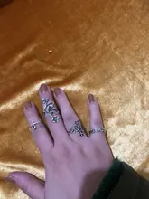 Tocona 14 unids/set Vintage Color de plata antiguo anillo para mujer rosa girasoles Cruz geométrico joyas bohemias 4 кольцо 6391