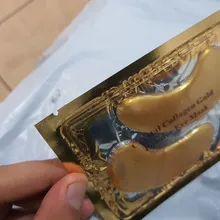 Ameizii 24k Gold Crystal Collagen Eye Masks Dark Circles Remove Moisturizing Skin Care Eye Patches Ageless Gel Mask Eyes Pads