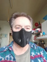 Mascarilla deportiva de carbón activado, máscara con filtro para polvo PM 2,5, anticontaminación, para correr, entrenamiento, ciclismo de montaña o carretera, transpirable