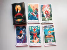 Juego de cartas de Tarot de the diven, guía inspirada en Deities, folclore y hadas de todo el mundo, 78