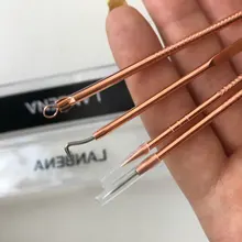 Acero inoxidable, espinillas Kit de herramientas de eliminación cara masaje Whitehead mancha de espinillas Comedone acné Extractor masajeador TXTB1