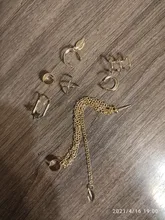 VKME-pendientes de estrella de oro sin Piercing para mujer y hombre, pendientes de Clip para la oreja de cartílago falso Simple, joyería con Clip