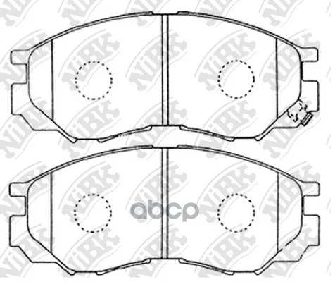 Колодки Тормозные Дисковые Pn3369 NiBK арт. PN3369