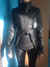 Jacket Short Turn-Down-Collar Spring Faux-Leather AORRYVLA Fashion Women New Length Slim-Style