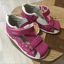 Apakowa-zapatos clásicos de moda para niños y niñas, sandalias de cuero PU para niñas pequeñas, mariposa con soporte para arco