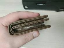 Billetera corta con cremallera para hombre, monedero Vintage de gran capacidad, tarjetero de marca de lujo