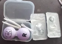 EASYCON AO violeta lentes de contacto de color para los ojos de lente de contacto maquillaje gran belleza alumno 2 unids/par receta miopía