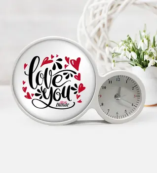 

Personalized Love You Clocks Magic LED Mirror Frame-4