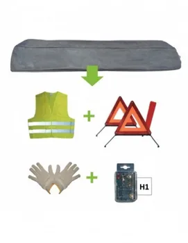 

JBM 52772 emergency KIT bag Gray + MK H1 + vest + TRIANG. + GLOVES