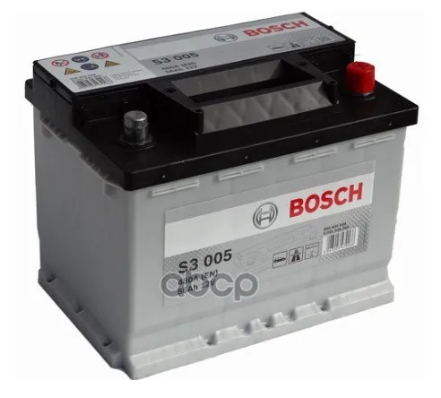 Акб Bosch S3/12v 56ah 480a(D242 X D175 X H190)(-) 0092s30050 Bosch арт. 0092S30050