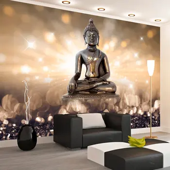 

Wall mural-Golden Enlightenment - 100x70 cm