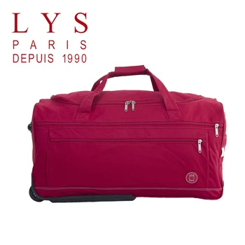 

LYS Sac de Voyage Cabine Femme Homme à roulettes Cabine System Trolley Souple 2 Roues 55cm Camouflage COLOR