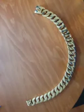 Dog-Chain-Collars Bulldog Pet-Training Stainless-Steel Metal Silver Strong for Large