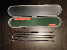 Removedor de espinillas y nariz con acné, utensilio para quitar espinillas y comedones, aguja para quitar acné, acero inoxidable