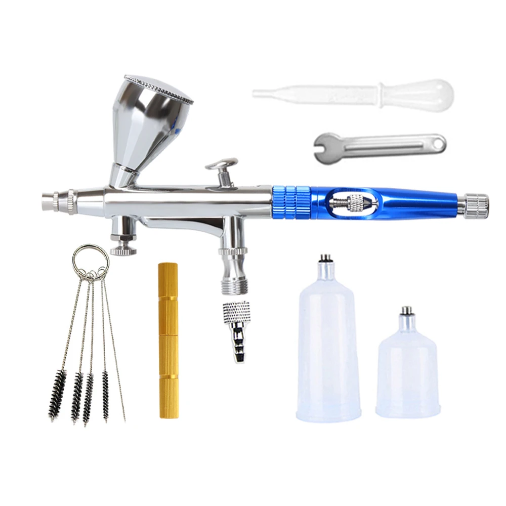 Airbrush Cleaning Kit, Glass Airbrush Cleaning Pot with Cleaning Needle,  Airbrush Filters, Scraper Needle, Cleaning Needle and Tube Brushes
