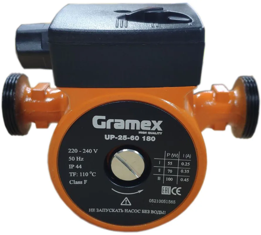 Насос на отопление GRAMEX UP 25-60 180 | Обустройство дома