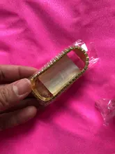 Pulsera elástica con diamantes de imitación de cristal para mujer, brazalete de oro ostentoso, joyería nupcial para boda, 4/5/8 filas