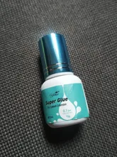 Yelix-pegamento para extensión de pestañas, 1-2 segundos, secado rápido, pegamento individual, negro/transparente, extensión de pestañas postizas