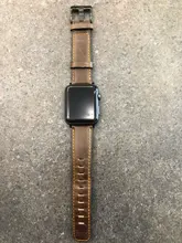 Correa de cuero de vaca Retro para Apple watch banda 44mm 40mm iWatch banda 42mm 38mm reloj pulsera Apple watch 5 4 3 21 38/42 44mm