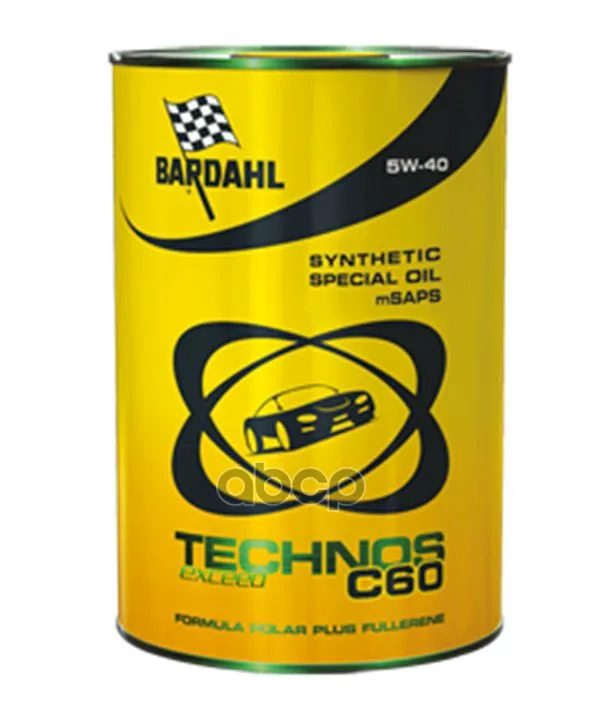 Bardahl 5w40 Sn/Cf C60 Technos Msaps Exceed 1l(Специализированное Синт. Моторное Масло