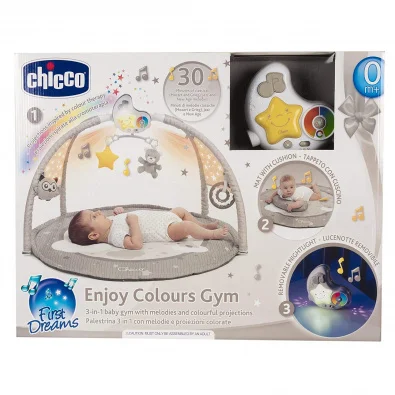Игровой коврик Chicco Enjoy Colors Gym нейтральный|Коврики развивающие| |