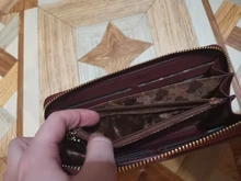 WEICHEN-cartera de mano larga para mujer, billetera de gran capacidad, monedero para teléfono, tarjetero