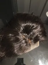 Pelucas de cabello humano Natural para mujeres, pelo de corte Pixie Bob con encaje frontal 13x4, liso, color negro