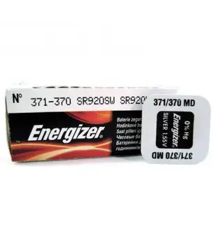 

Pilas de boton Energizer bateria original Oxido de Plata SR920 blister 5X Uds