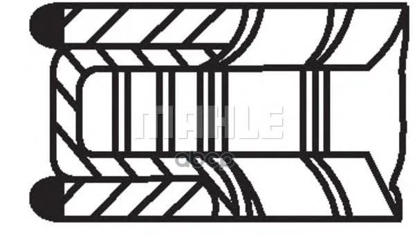 Кольца Поршневые Vw 1.6 D81 1.2-1.5-2 Mahle/Knecht 03301n0 Mahle/Knecht арт. 03301N0
