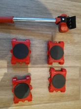 Herramienta para Mover muebles elevador de transporte cosas pesadas barra con rodillo móvil de 4 ruedas 37MD