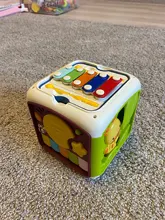 Cubo de actividades para bebés, juguetes 7 en 1 para niños pequeños, juguete educativo, clasificador de formas, Musical, cuentas, laberinto, Discovery, juguetes para aprendizaje