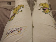 Pantalones Harajuku con estampado de dibujos animados para mujer, pantalón holgado y recto, estilo Hip Hop