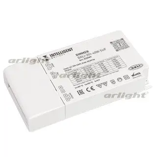 028089 INTELLIGENT ARLIGHT Диммер DALI-201-40W-SUF(230V, 350-1400mА) ARLIGHT
