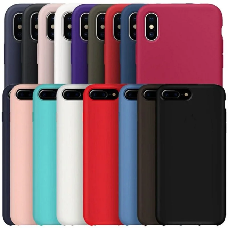 Чехол оригинальный c логотипом на Iphone 7 8 7 + 8 + X/XS XR для iPhone 11 11 PRO 11 Pro Max XS XR - 5