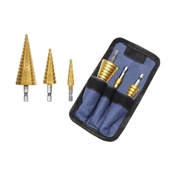 

Step drill bit taper set-step drills fraisures - 3 PCs. #6661