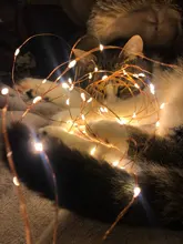Light-String Garland Copper-Wire-Lights Battery-Power Festoon Fairy LED Christmas Wedding