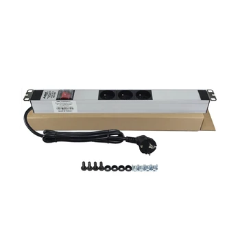 

Amp Connect PDU 19 ''1U 3 WAY FRENCH TYPE NFC 61314 SOCKET ON/OFF LIGHTED SWITCH ALUMINIUM PROFILE FRAME PDU