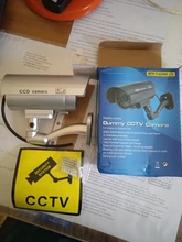 Cámara falsa para exteriores cámara de vídeo de vigilancia de seguridad para el hogar, simulada, cctv, Mini cámara videcam, batería HD, LED intermitente
