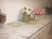 Papel de Contacto de PVC para cocina, pegatinas de pared de mármol para armario, encimera, papel tapiz autoadhesivo impermeable, 1/3/5/10M