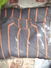 Knitted Sweater Pullover Women Striped Turtleneck Black Korean Winter Ladies Red Thick